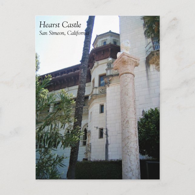 Postal Castillo Hearst, San Simeon, California (Anverso)