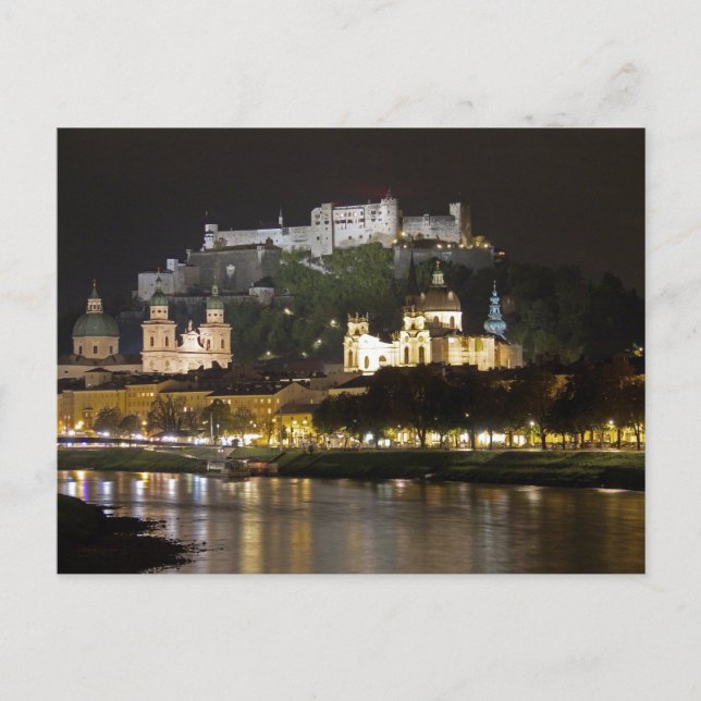 Postal Castillo Hohensalzburg Nº 4, Salzburgo (Anverso)