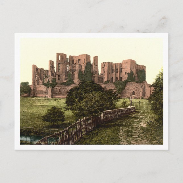 Postal Castillo Kenilworth, Warwickshire, Inglaterra (Anverso)