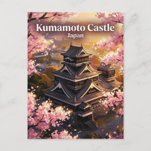 Postal Castillo Kumamoto Japón