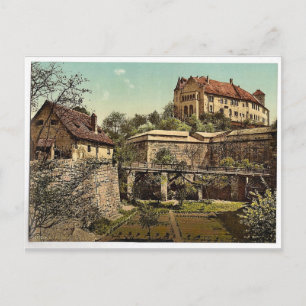 Postal Castillo, (lado oeste), Nuremberg, Baviera, Aleman