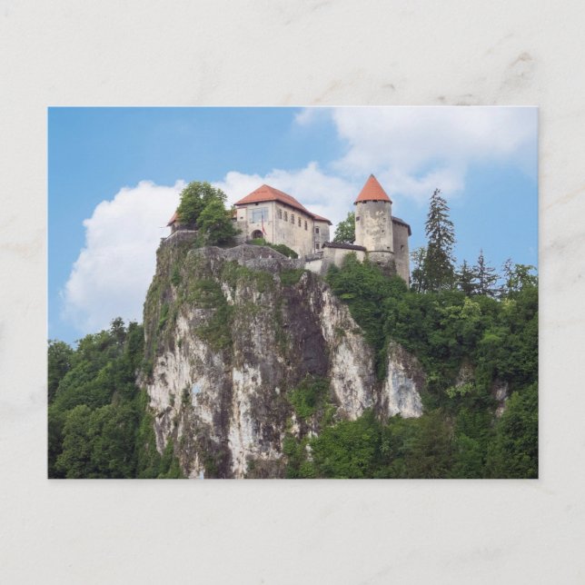 Postal Castillo Lake Bled, Bled, Eslovenia (Anverso)