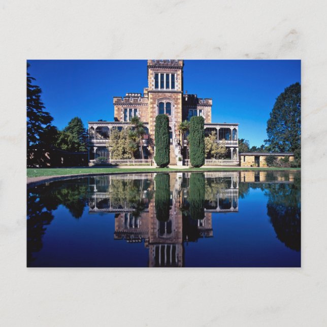 Postal Castillo Larnach, Dunedin, Nueva Zelanda (Anverso)