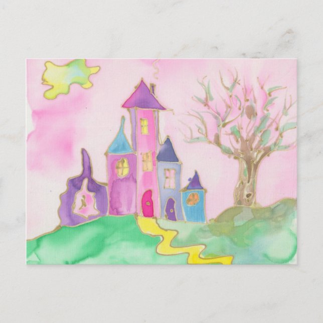 Postal Castillo mágico (Anverso)