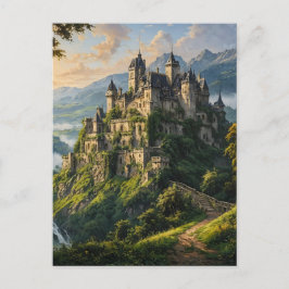 Postal Castillo majestuoso antiguo