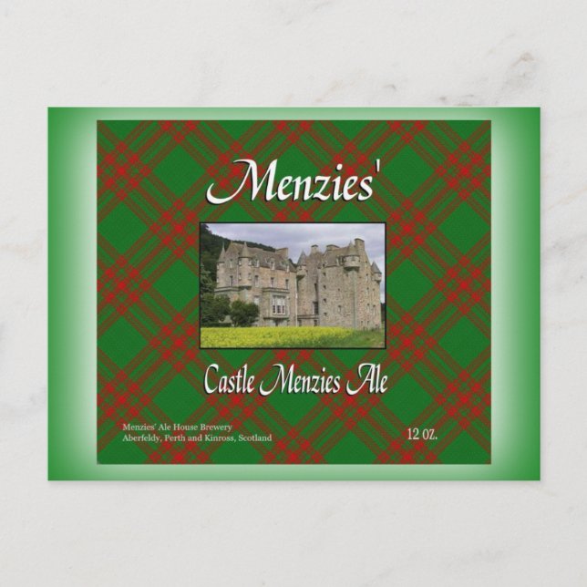 Postal Castillo Menzies Ale (Anverso)