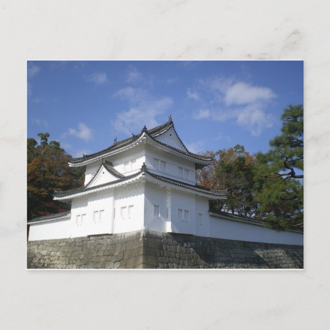 Postal Castillo Na-ji en Kioto (Anverso)