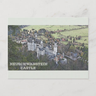 Postal Castillo Neuschwanstein - Alemania