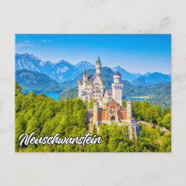 Postal Castillo Neuschwanstein, Alemania