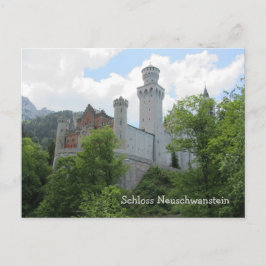 Postal Castillo Neuschwanstein - Alemania