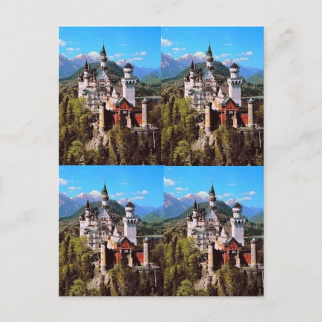 Postal castillo neuschwanstein - alemania DREAM GRAN! (Anverso)