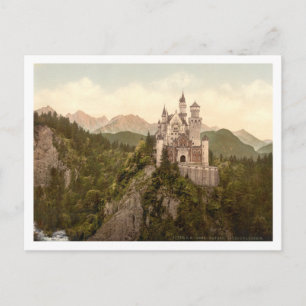 Postal Castillo Neuschwanstein, Baviera, Alemania