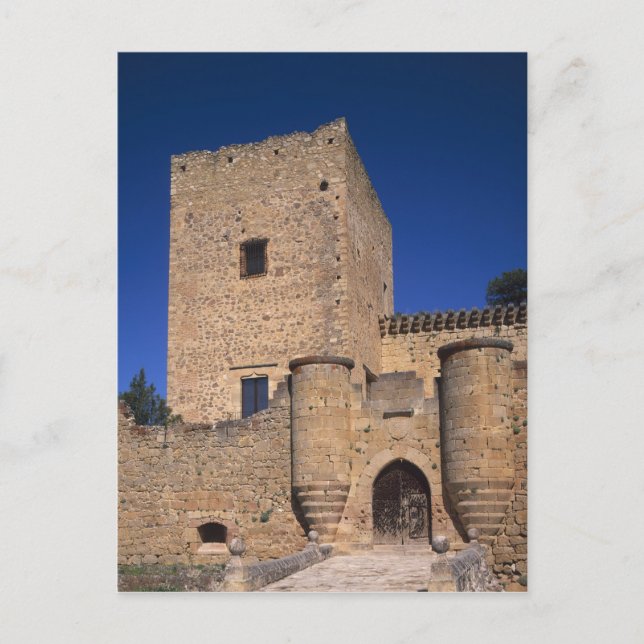 Postal Castillo Pedraza, León Castilla, España 2 (Anverso)
