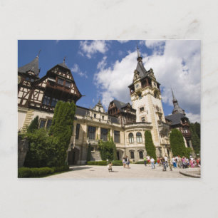 Postal Castillo Peles del siglo XVIII, Sinaia, Rumania, 2