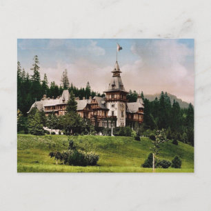 Postal Castillo Pelesch (es decir, Peles), Sinaia, Rouman