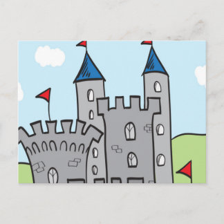 Postal Castillo Personalizado Cute