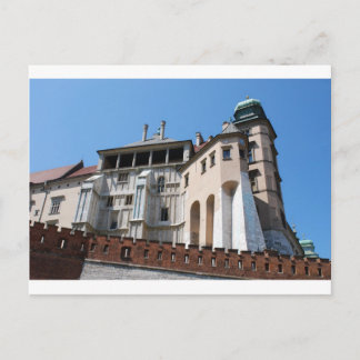 Postal Castillo real de Wawel en Cracovia