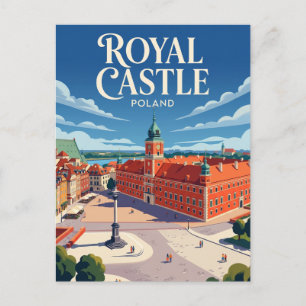 Postal Castillo Real, Varsovia Polonia