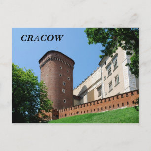 Postal Castillo Real Wawel en Cracovia