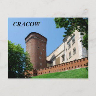 Postal Castillo Real Wawel en Cracovia