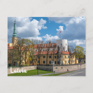 Postal Castillo Riga en Riga, Letonia