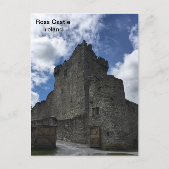Postal Castillo Ross de Irlanda, Killarney, Co. Kerry, Ir (Anverso)