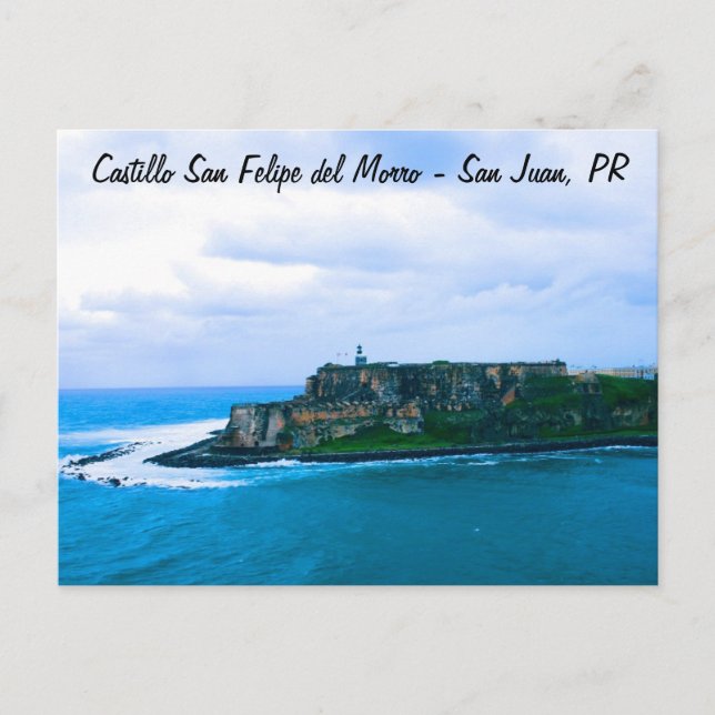 Postal Castillo San Felipe del Morro - Fuerte del Viejo S (Anverso)