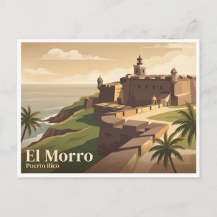 Postal Castillo San Felipe del Morro San Juan Puerto Rico
