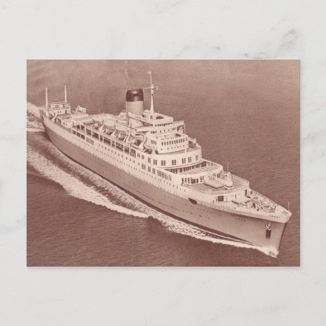 Postal Castillo SS Windsor, Union Castle Line (Anverso)