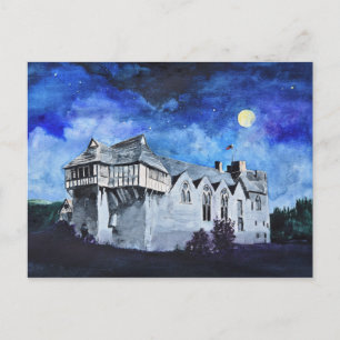 Postal 'Castillo Stokesay por Moonlight'