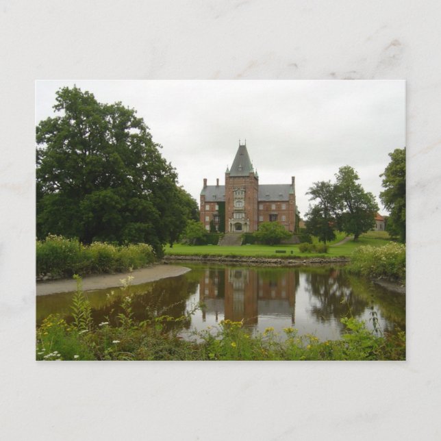 Postal Castillo Trollenäs de Suecia (Anverso)