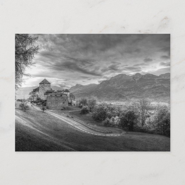 Postal Castillo Vaduz Liechtenstein (Anverso)