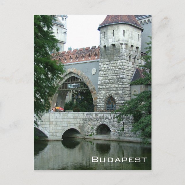 Postal Castillo Vajdahunyad - Budapest (Anverso)