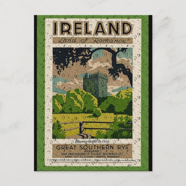 Postal Castillo Vintage Blarney (Anverso)