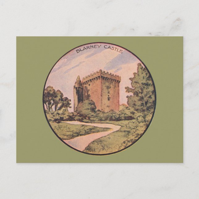 Postal Castillo Vintage Blarney (Anverso)