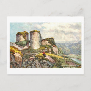 Postal Castillo Vintage Kilgerran en Gales
