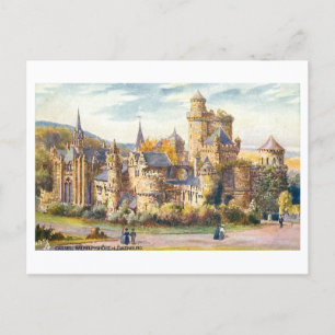 Postal Castillo Vintage Lowenburg, Kassel, Alemania