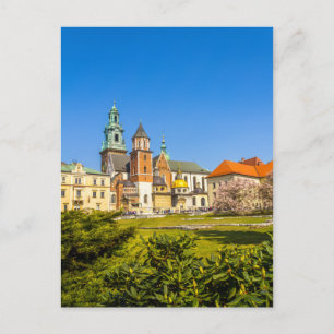 Postal Castillo Wawel, Cracovia, Polonia