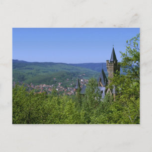 Postal Castillo, Wernigerode, Sajonia-Anhalt, Alemania