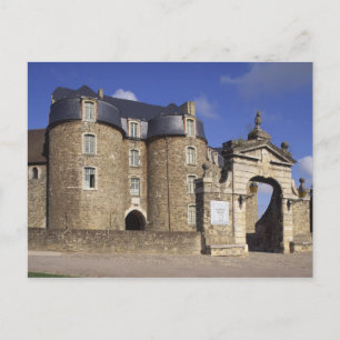 Postal Castillo y Museo, Boulogne, Pas-de-Calais,