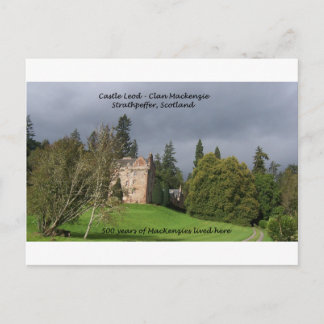 Postal CASTLE LEOD - Scotland MacKenzie Clan