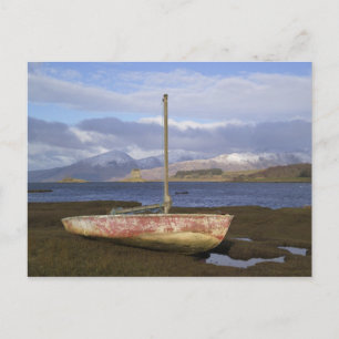 Postal Castle Stalker con barco pesquero en el