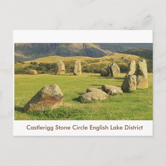 Postal Castlerigg Stone Circle (Anverso)