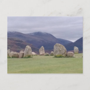 Postal Castlerigg Stone Circle - Postcard del distrito de