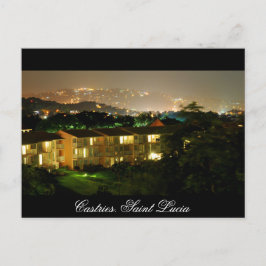 Postal Castries. Santa Lucía