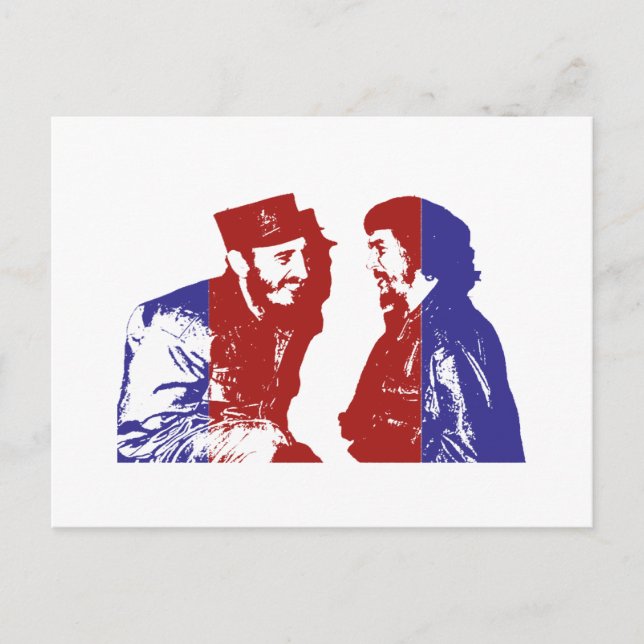 Postal Castro y Che (Anverso)