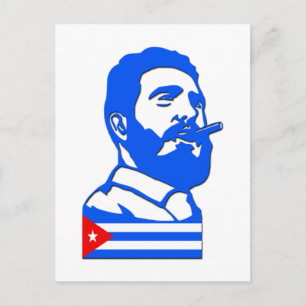 Postal Castro Y Cuba
