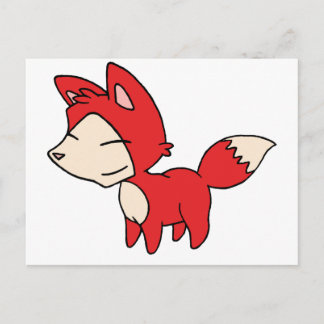 Postal Casual Grinning Fox