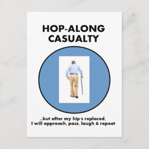 Postal Casualidad de Hop-Along - Hasta que la cadera sea