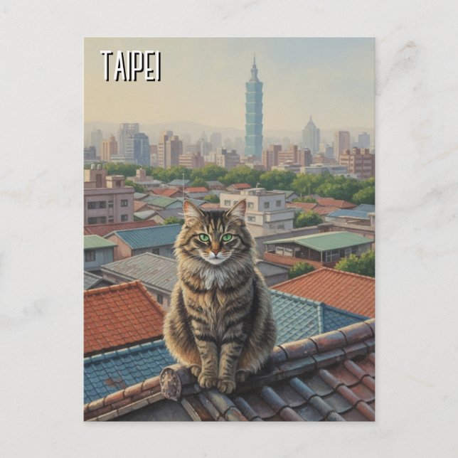 Postal Cat at Taipei 101 Taiwan (Anverso)